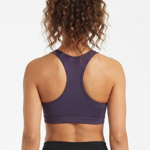 OEM Manufacturer High Impact Stretch Compression Support Crop <b>Top</b> Custom <b>Racer</b> <b>Back</b> Push up Gym Bra Ribbed Women Sports Bras - Product Image 6