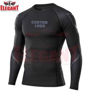 Conjunto de Rashguard y Pantalones Cortos para MMA y BJJ, Transpirable, de Secado Rápido, con Diseño Personalizado Sublimado, Spandex/Poliéster de Doble Capa, para Gimnasio y Combate - Product Image 4