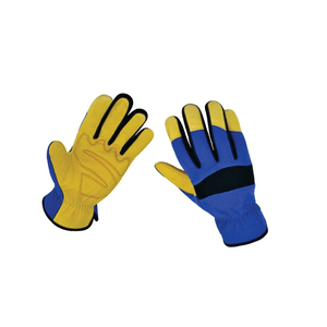 Guantes de Seguridad para Conductor HOLY SIGNS INTERNATIONAL EN420 Certificados HSI-0018, Duraderos, de Cuero Granulado, con Muñequera Elástica, Resistentes al Fuego - Product Image 2