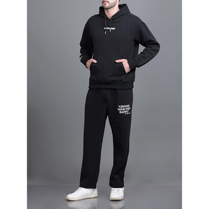 ชุดวอร์มผู้ชายแบบเรียบสีพื้นลำลองแฟชั่นเสื้อพูลโอเวอร์ - Product Image 5