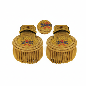 Usine Épaulette personnalisée bonne qualité épaulettes officier uniforme Épaulette Badge pour la vente en gros - Product Image 5