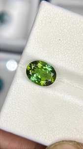 พลอยทัวร์มาลีนสีเขียวธรรมชาติทรงรีเหลี่ยมเพชรพลอยจาก Zubeda Gems พลอยประจำเดือนตุลาคม ขายส่งพลอยจากรัฐราชสถาน ผู้จัดจำหน่ายบุคคลที่สาม - Product Image 2