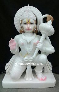 รูปปั้นพระฮันมูนนั่งทำจากหินอ่อนคุณภาพดี - Product Image 4