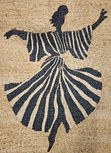 Tapis occidental de qualité supérieure pour la danse soufi, motifs géométriques, artisanal, décoration intérieure pour salon, prix de gros par l'exportateur - Product Image 5