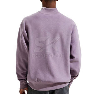 Custom Printed Logo Custom Size Sweatshirts For <b>Men</b> Pakistan Manufacture Wholesale <b>Turtle</b> <b>Neck</b> Plain Sweatshirts - Product Image 6