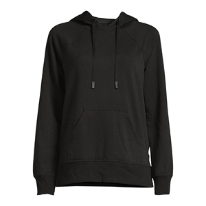 Sweat-shirt à capuche rose pour femme White Bird Express, manches longues, décontracté, avec cordon de serrage, poche kangourou, 100% coton, hiver - Product Image 5