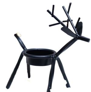 ROYAL ARTISANS Porte-bougie décoratif en métal noir, support pour bougie parfumée, diffuseur d'aromathérapie, vente en gros - Product Image 1