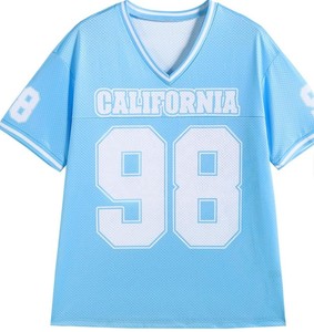 Maillot de football à manches courtes en maille unie à col haut pour homme - Product Image 4