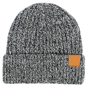 Customizable Acrylic Warm All Over Print Tuques Streetwear Bini Reversible Toque Winter Knitted <b>Beanie</b> - Product Image 1