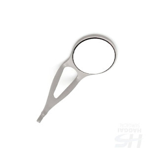 Espejo Bucal Dental de Doble Cara con Certificación CE, Acero Inoxidable, Vástago Simple, Manual, Superficie Frontal con Recubrimiento de Rodio - Product Image 5