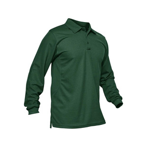 Camiseta Polo para Hombre, 100% Algodón, Transpirable, Manga Larga, Corte Ajustado, con Detalle Bordado - Product Image 5