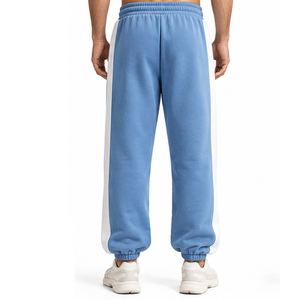 Pantalons surdimensionnés en molleton 100 % coton pour hommes, fabrication OEM ODM, commande de vêtements de marque privée, vêtements streetwear, vêtements décontractés, vêtements de sport - Product Image 3