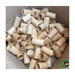 Natural <b>Bamboo</b> <b>Cups</b> 5 Pcs Set Cylindrical Eco Friendly Reusable Drinkware, Personalized <b>Bamboo</b> Tea <b>Cup</b> - Product Image 4
