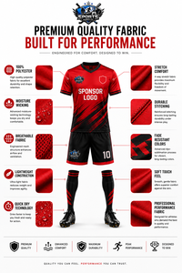 Guantes Deportivos Modernos al por Mayor, Conjuntos de Uniformes de Fútbol Sublimados Personalizados, Camiseta y Pantalones Cortos de Fútbol Profesional para Adultos - Product Image 4