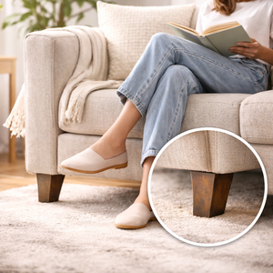 Pieds de canapé contemporains en bois avec finition lisse pour le support de meubles rembourrés modernes - Product Image 5