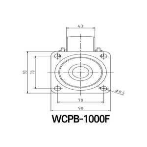 Wooil ชุด WCPB-1000ขนาดกลางล้อหลัก500-900กิโลกรัมความจุ8ชิ้น - Product Image 2