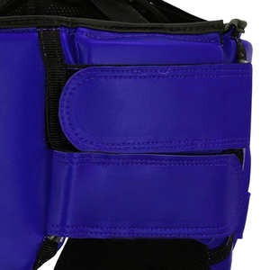 Protège-tête de boxe en cuir de vachette véritable avec logo personnalisé protège-tête de boxe complet protège-tête d'équipement d'entraînement de combat - Product Image 4