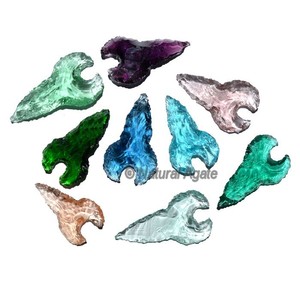 Fournisseur et grossiste d'embouts de flèches en verre à 8 pans |   Fabricant de pointes de flèches en obsidienne - Product Image 3