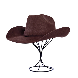 Sombrero de vaquero de fieltro 100% lana, estilo Western, Ranger, Cattleman, Vintage, con cuernos largos y ala ancha, tipo Boa - Product Image 4