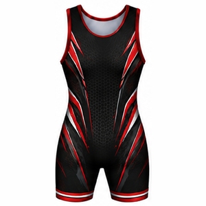 Wholesale Custom Wrestling <b>Singlets</b> Men Youth Sublimated Team Uniforms for Competition Training Sports Wholesale - Product Image 2