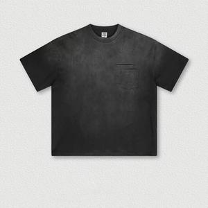 Camiseta Fashion Sunfade de Algodón Lavado Premium, Ropa Urbana Casual de Verano para Uso Diario - Product Image 4