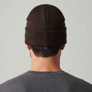 Gorro Unisex de Punto Acrílico Plano, Cálido para Otoño e Invierno, Estilo Urbano Europeo y Americano, Venta al Por Mayor OEM - Product Image 5