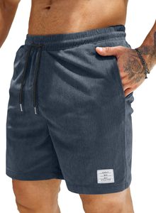 Shorts de sport pour homme en toile respirante, extensible, à séchage rapide, avec taille élastique, pour entraînement, fitness, course à pied et basketball - Product Image 3