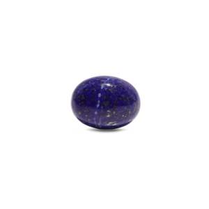Natural Lapis Lazuli Loose Gemstone-8.85 Carat Certified Pear Cabochon - Product Image 1