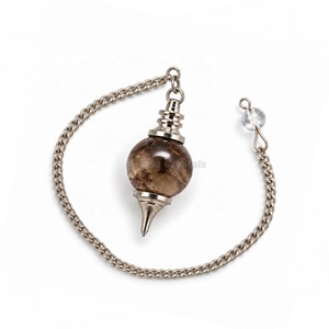 Pendule en hématite polie, pendule en pierre précieuse, pendule de méditation pour radiesthésie et divination, approvisionnement en gros pour l'exportation - Product Image 4