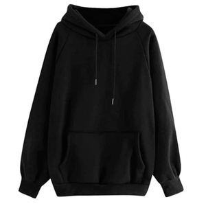 Sweat-shirts à capuche décontractés pour femmes en tissu éponge de haute qualité avec logo personnalisé sur le devant, service ODM - Product Image 4