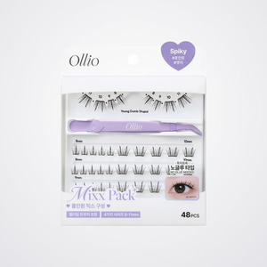 faux mink <b>eyelash</b> extension Ollio No-<b>Glue</b> <b>Eyelash</b> Mix Pack Spiky colored <b>eyelash</b> extensions - Product Image 2