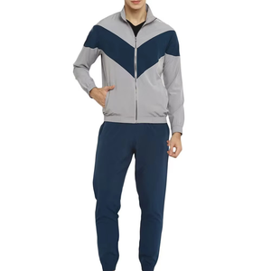 Chándal de Forro Polar para Hombre, de Alta Calidad, Barato, al por Mayor, de 2 Piezas, con Capucha Lisa y Cremallera, Personalizable - Product Image 3