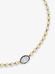 Colliers en or massif 14 carats avec diamant de laboratoire ovale de 2 carats, chaîne perlée de 16 pouces, solitaire de 4 mm, bijoux fins de déclaration, vente en gros - Product Image 3