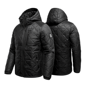 Chaqueta Acolchada Geométrica Premium para Hombre, Ropa de Calle de Invierno - Product Image 3
