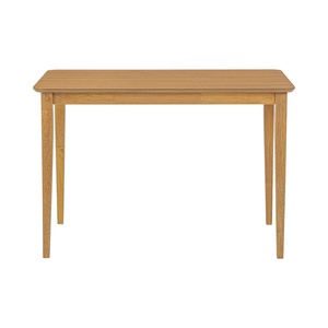 Mesa de Comedor Moderna de Madera Maciza de Roble Malayo, Acabado en Roble Natural, Mesa de Cocina Rectangular para 4 Personas, Muebles para Apartamento - Product Image 3