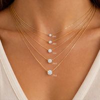Collier solitaire pour femme en argent 925 plaqué or, diamant brillant flottant taillé au laser, certifié IGI, cultivé en laboratoire