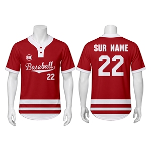 เสื้อเบสบอลพรีเมียมแบบสั่งทำพิเศษ ชุดทีมแบบซับลิเมชั่น แห้งเร็ว ชุดกีฬาเบสบอล ผู้ผลิตชุดกีฬา - Product Image 1
