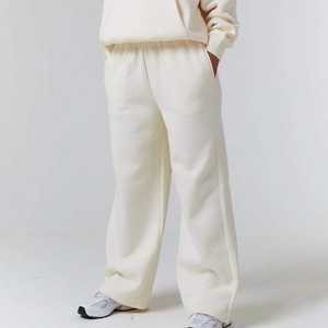 Conjunto de dos piezas para mujer, sudadera con capucha extragrande y pantalones anchos, conjunto informal y cómodo, tela suave - Product Image 2