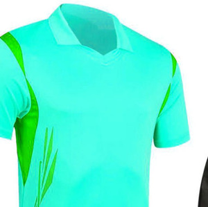 Ensemble décontracté de maillots de sport d'extérieur imprimés par sublimation, style polo à col en V, avec short à taille élastique pour le volley-ball - Product Image 6