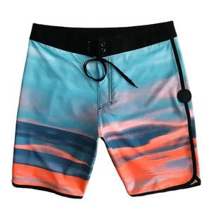 Shorts de plage décontractés pour hommes, extensibles dans 4 directions, séchage rapide, écologiques, 100% coton, imperméables, pour le surf - Product Image 4