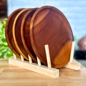 Assiette en bois d'ébène africain, assiette à fruits secs chinois, assiette à dessert, assiette à collation, vaisselle - Product Image 3