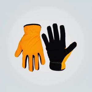 Guantes de Seguridad de Cuero Nubuck, Protección Completa para los Dedos, Resistentes al Trabajo, Antideslizantes, Transpirables - Product Image 1