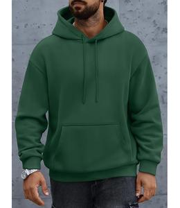 Sudadera con capucha para hombre, de manga larga, cuello caído, forro 100% algodón, cómoda, talla grande, personalizable, la más vendida. - Product Image 2