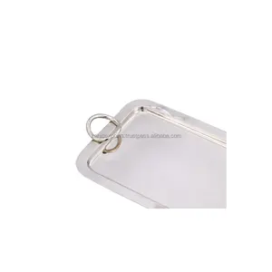 Luxury Home <b>Decor</b> Display Tray Elegant Metal Tray for <b>Decorative</b> Use for Bridal <b>Engagement</b> Gifts Made India Zahid Exports - Product Image 2