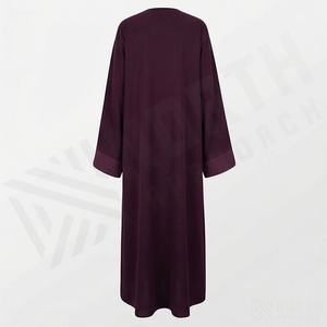 Abaya Musulmana Moderna para Mujer, Vestido Largo Islámico de Manga Larga, Poliéster de Alta Calidad, Ligero, Color Personalizado, Venta al Por Mayor - Product Image 2