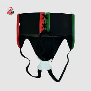 OMIKA INTERNATIONAL Protège-entrejambe de boxe professionnel unisexe – Protection en cuir résistant aux chocs pour MMA, mousse haute densité, logo personnalisé, toutes tailles - Product Image 3