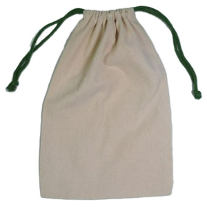 Bolsa Ecológica con Cordón de Algodón 100% Orgánico, Mediana, Reutilizable, de Lona, para Regalos, Promocional, Reciclable - Product Image 5