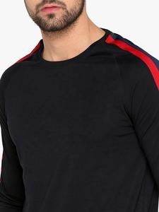T-shirt à manches longues 100% coton pour homme, prix de gros pas cher, coupe ample, séchage rapide, protection UV. - Product Image 2