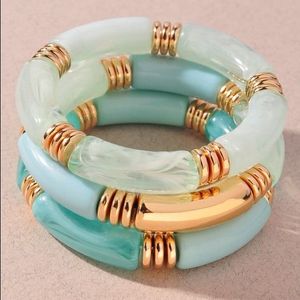 H a CRAFT Women's Classic Resin Bangles-Wide Slim Stackable <b>Boho</b> Modern Styles Daily Wear - Product Image 3