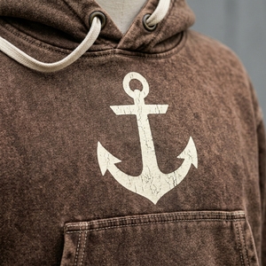 Sudaderas con Capucha de Felpa con Efecto Ácido para Hombre, Venta al por Mayor, Último Diseño Vintage, Servicio OEM, Transpirables, de Poliéster/Algodón, Casuales, con Bolsillo - Product Image 5